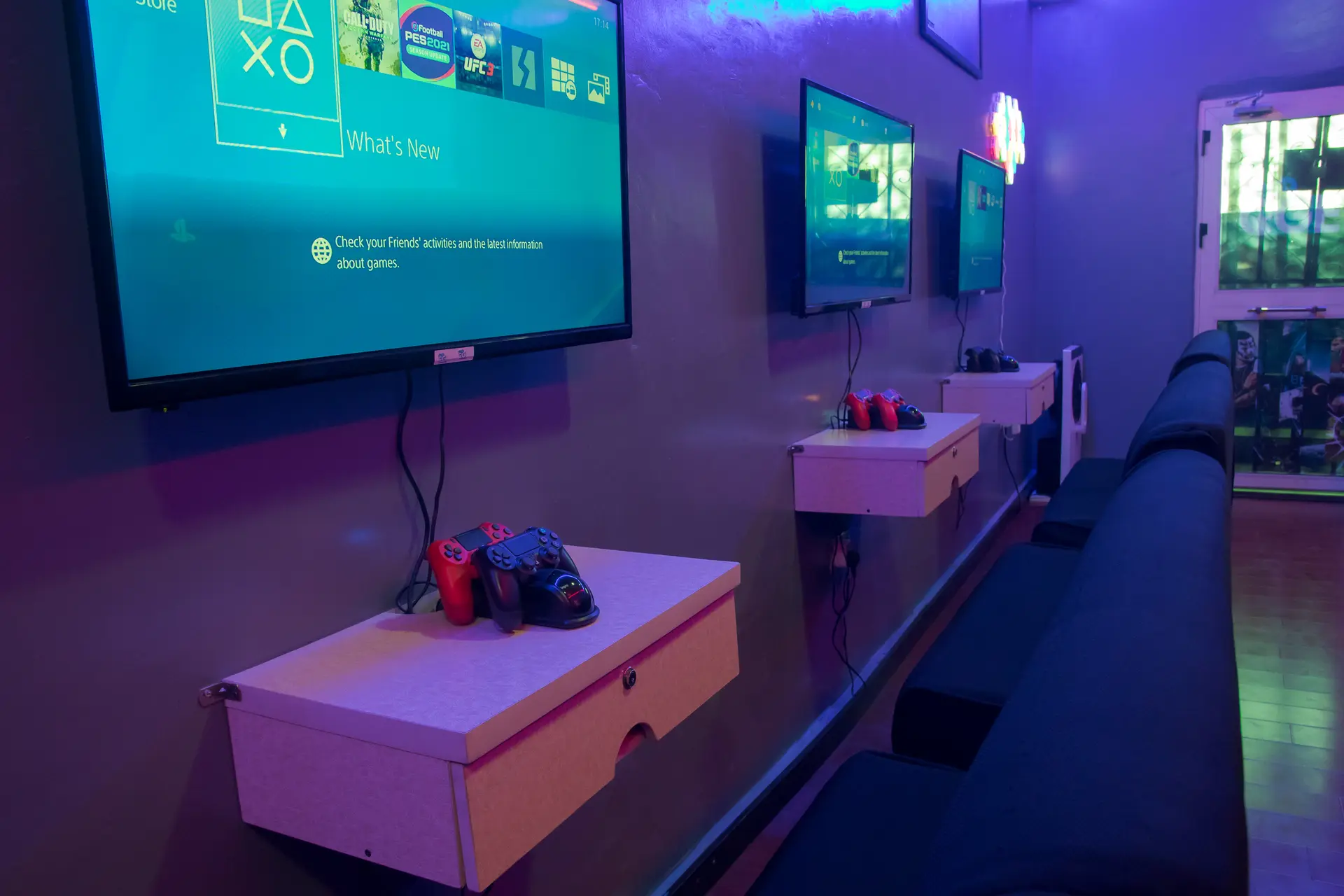 Inside the CGE gaming lounge in Bonny Island